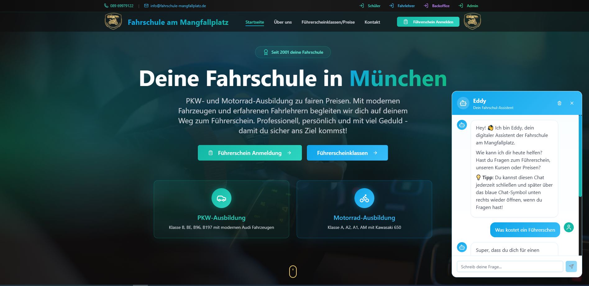 Neuer Inhaber, neues System: Wie Elvis Metz die Fahrschule am Mangfallplatz digital neu aufgestellt hat